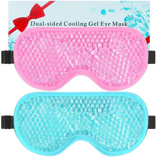 Cooling Gel Eye Mask (2 Pack) – Heat or Cool