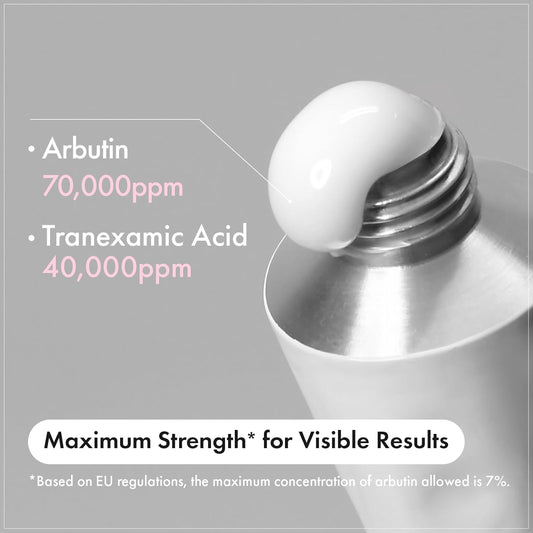Advanced Brightening Cream with Arbutin & Tranexamic Acid – Targets Melasma, Freckles & Dark Spots