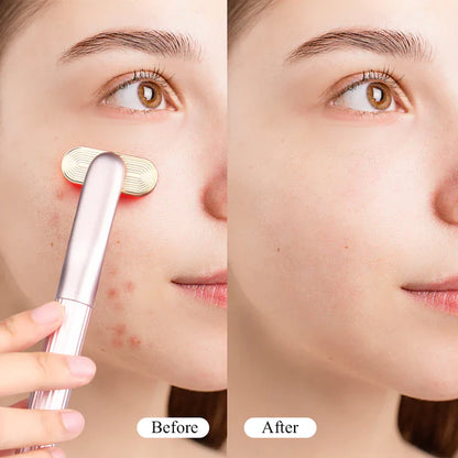 4-in-1 Anti-Aging Wand – Red Light Therapy, Microcurrent & Face Massager