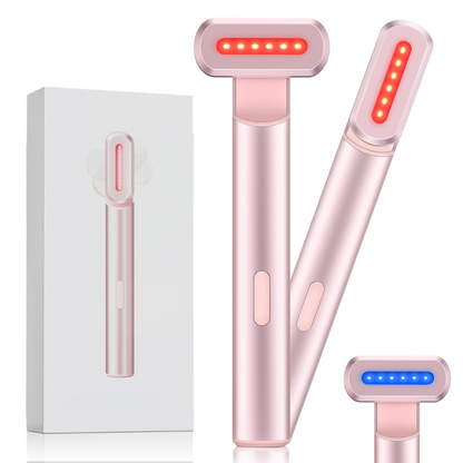 4-in-1 Anti-Aging Wand – Red Light Therapy, Microcurrent & Face Massager